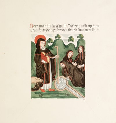 Ms. New Coll 380, f44r. Le antichità della Cattedrale di Santa Maria, Carlisle, disegnate da Robert Carlile, 1795 da Robert Carlile